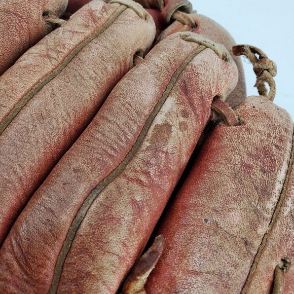 VTG Johnny Walker FG-7222 Baseball Glove Mitt Cowhide Leather Japan Made 10" LHT - Picture 6 of 12